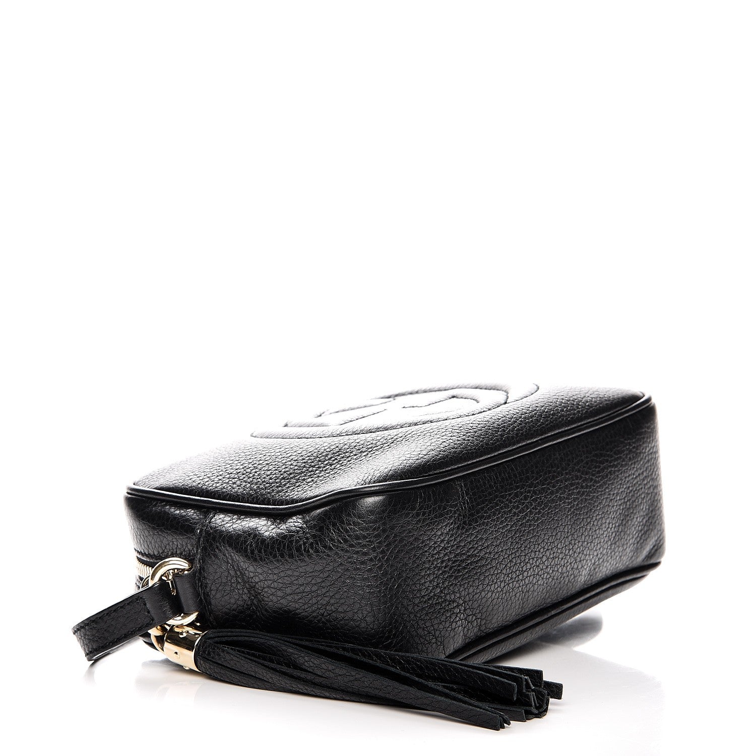Gucci Pebbled Calfskin Small Soho Disco Bag Black 4 of 7