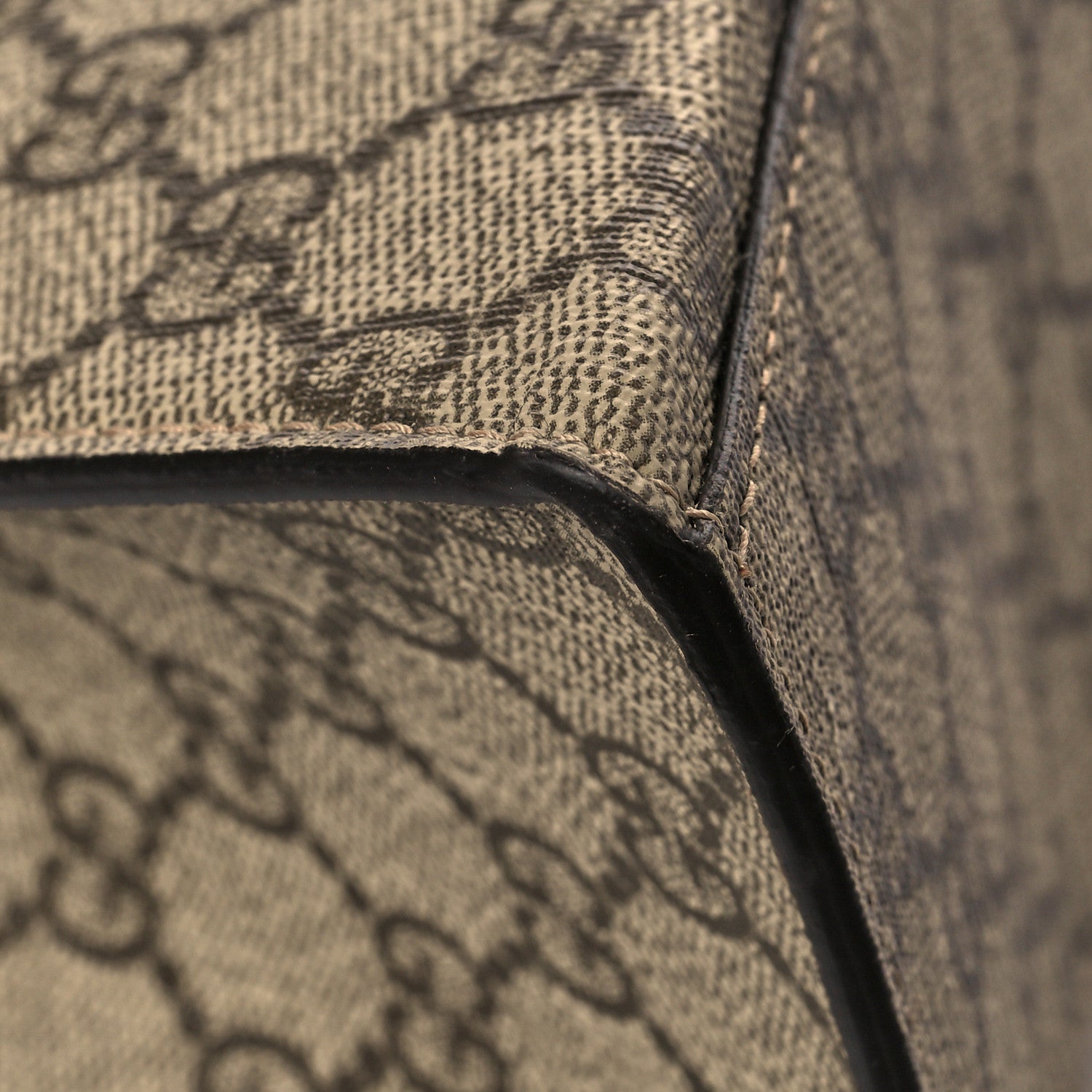 Balenciaga X GUCCI GG Supreme Monogram Small Hourglass Top Handle Bag Beige Ebony 14 of 17