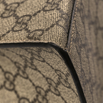 Balenciaga X GUCCI GG Supreme Monogram Small Hourglass Top Handle Bag Beige Ebony 14 of 17