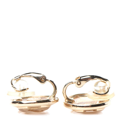 Chanel CC Clip On Earrings Gold 3 of 5