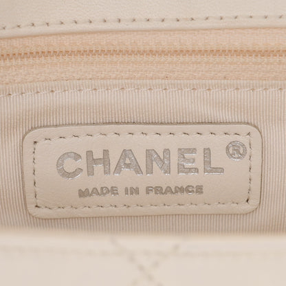Chanel Quilted Lambskin Medium Hula Hoop Flap Ivory 6 of 7