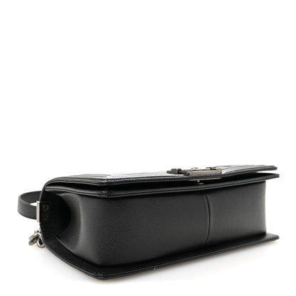 Chanel Caviar Quilted Medium Boy Flap Black 4 of 11