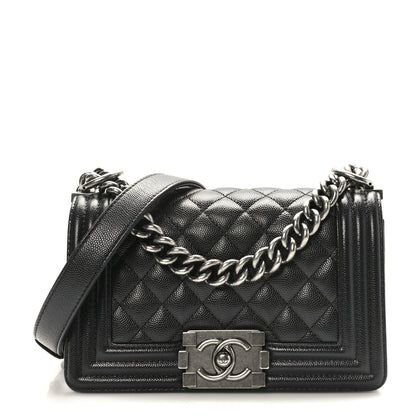Chanel Caviar Quilted Small Boy Flap Black 1 of 9