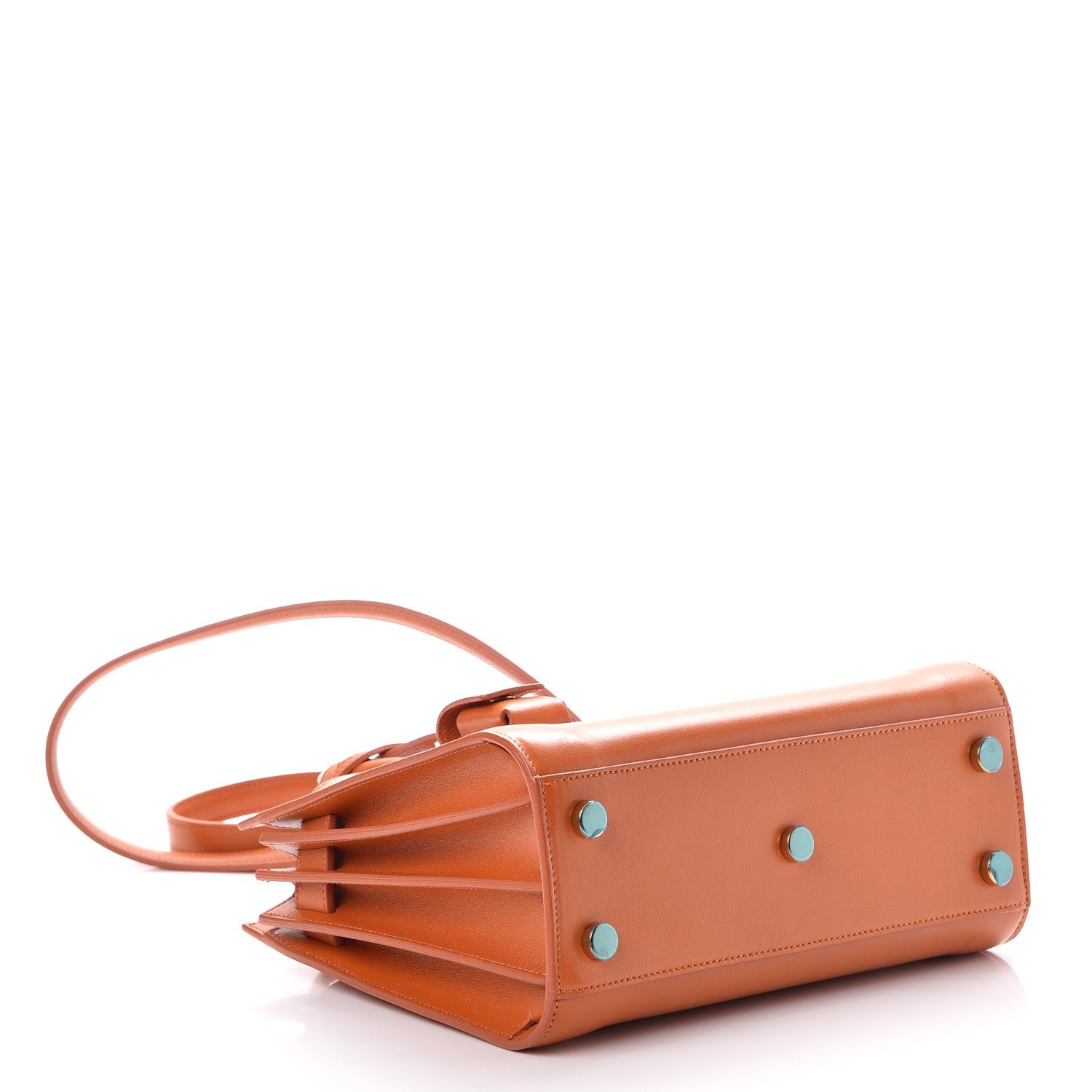 Saint Laurent Calfskin Nano Sac De Jour Orange 4 of 9