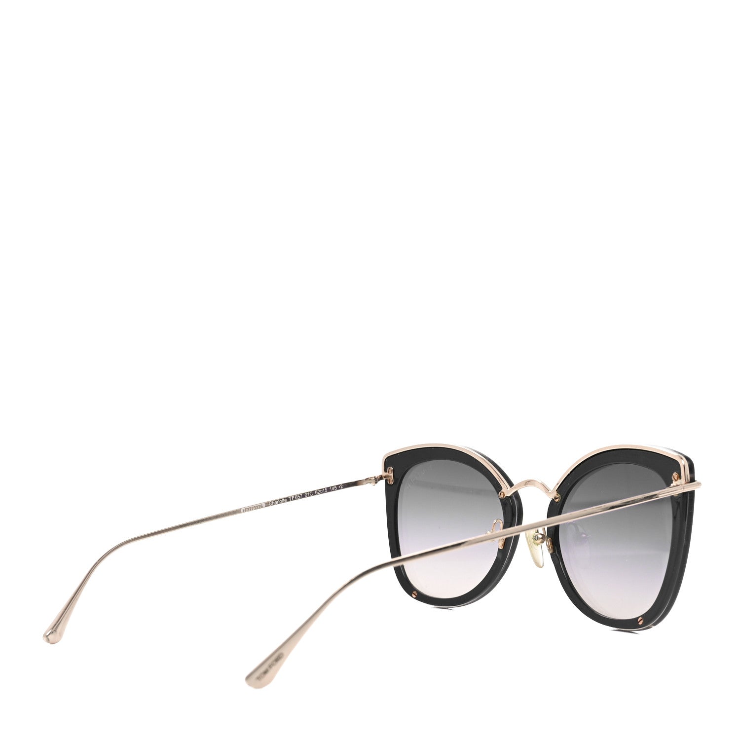 Tom Ford Charlotte Sunglasses TF657 Black 4 of 6