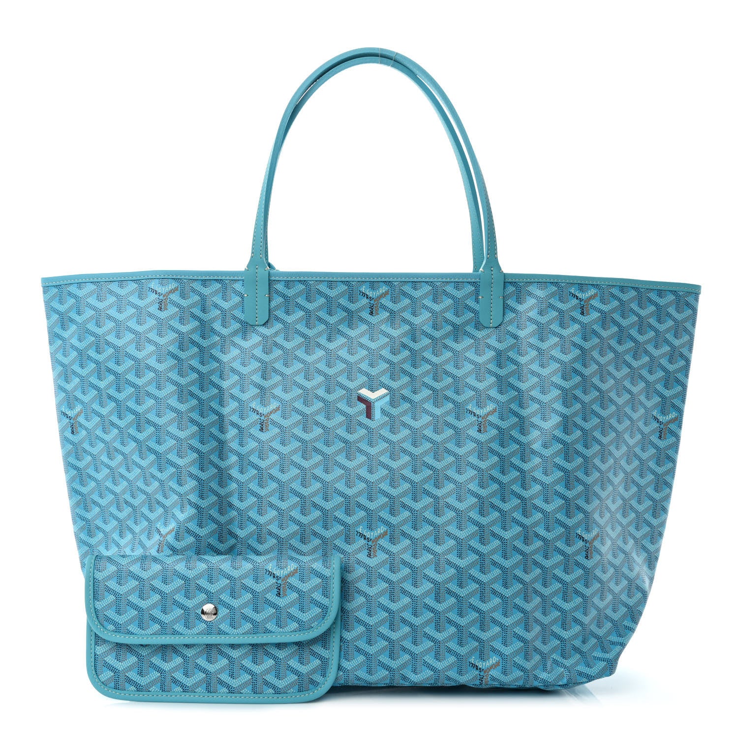 Goyard Goyardine Saint Louis GM Balise Beach Towel Set Turquoise 2 of 11