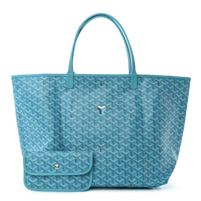 Goyard Goyardine Saint Louis GM Balise Beach Towel Set Turquoise 2 of 11