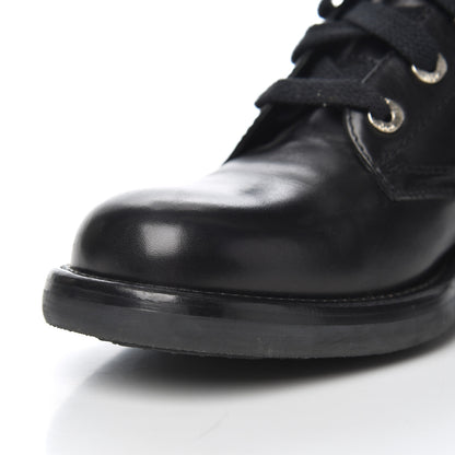 Chanel Lambskin Combat Boots 39 Black 18 of 18