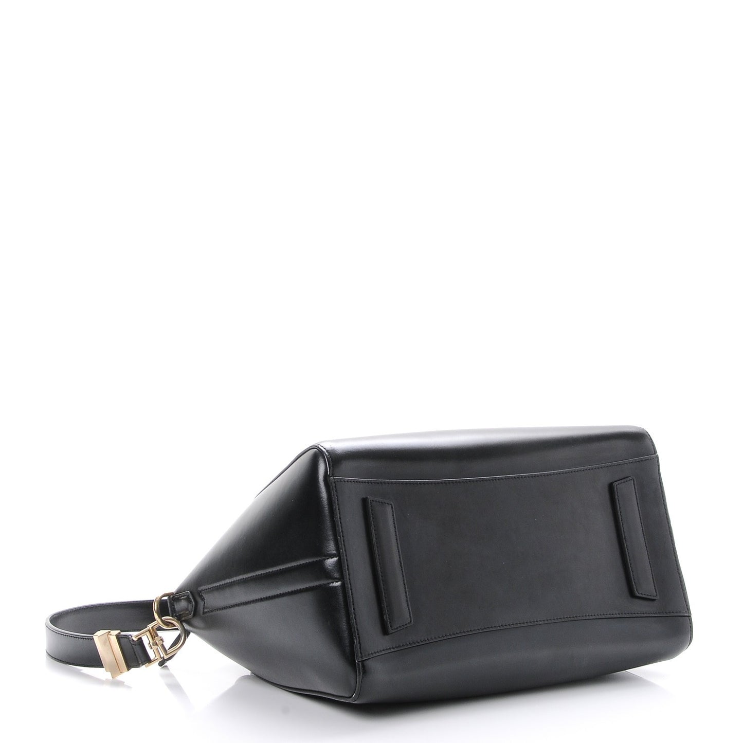 Shiny Lord Calfskin Medium Antigona Black