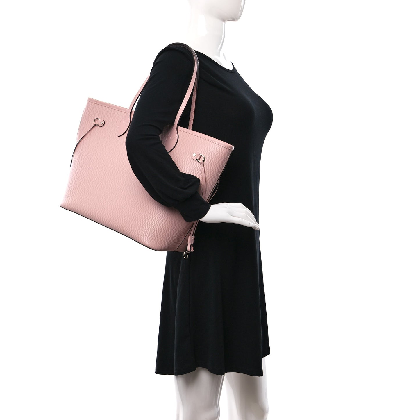 Epi Neverfull MM Rose Ballerine