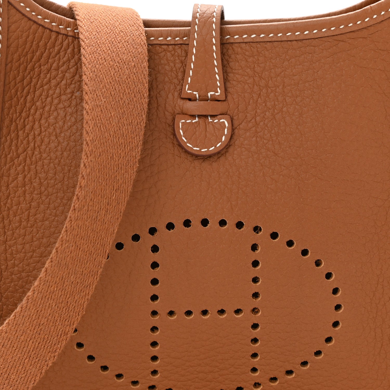 Hermes Taurillon Clemence Evelyne TPM Gold 8 of 11