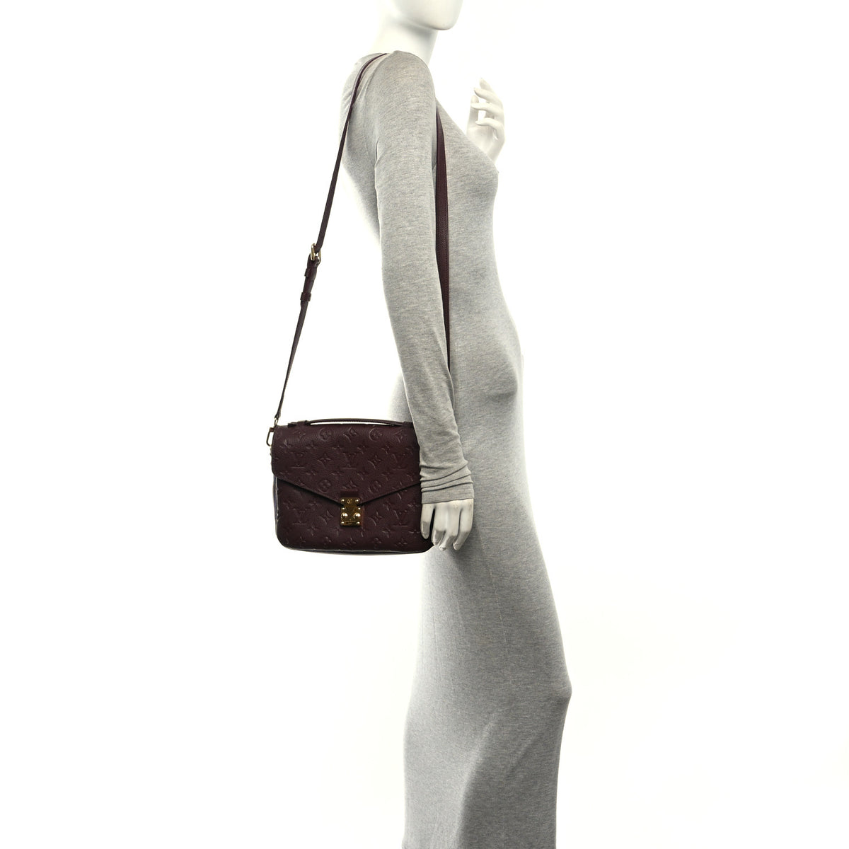 Louis Vuitton Empreinte Pochette Metis Wine 2 of 10