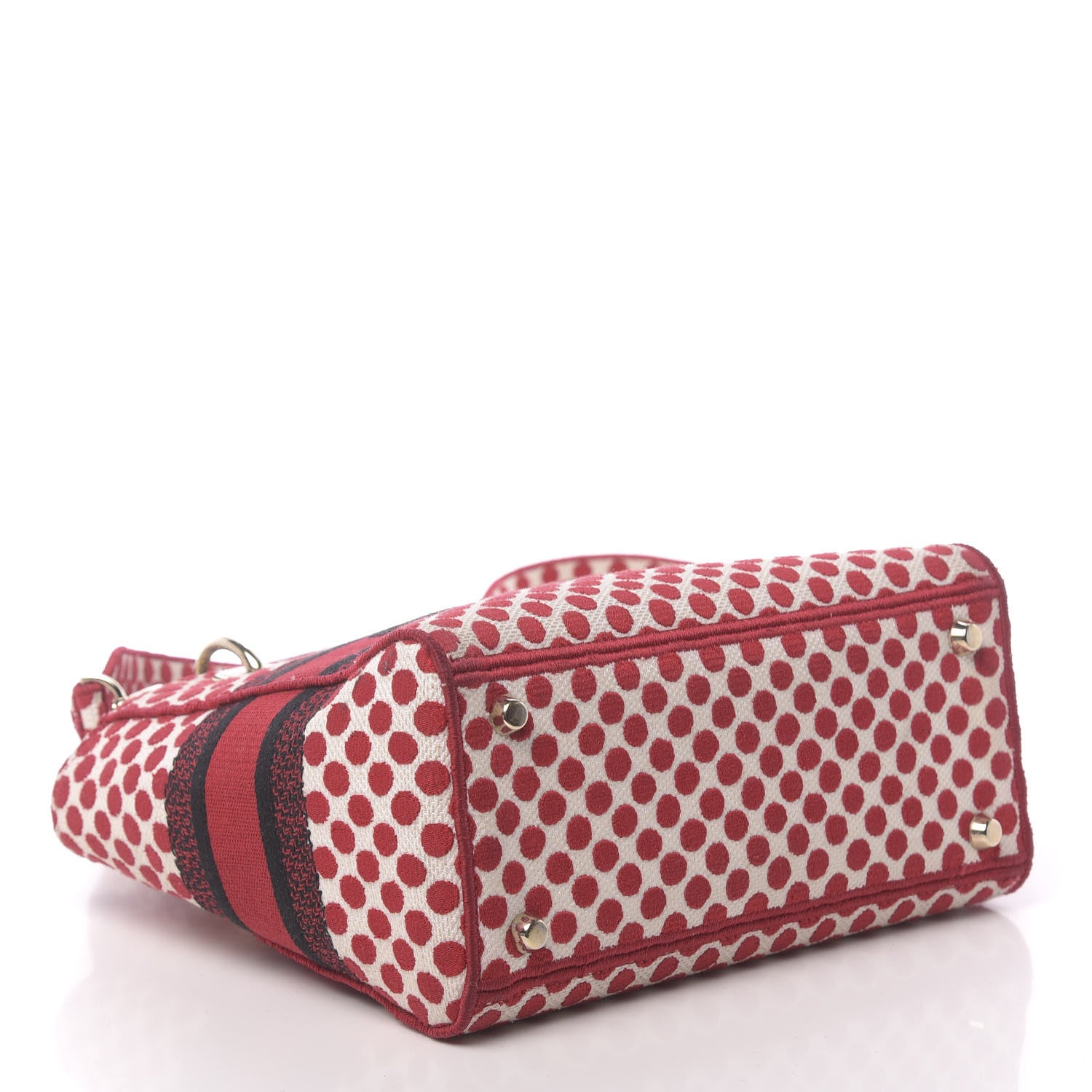Christian Dior Canvas Medium DiorAmour Dots Lady D-Lite Red 4 of 16