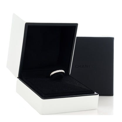 Chanel 18K White Gold Diamond Mini Coco Crush Ring 51 5.75 7 of 7