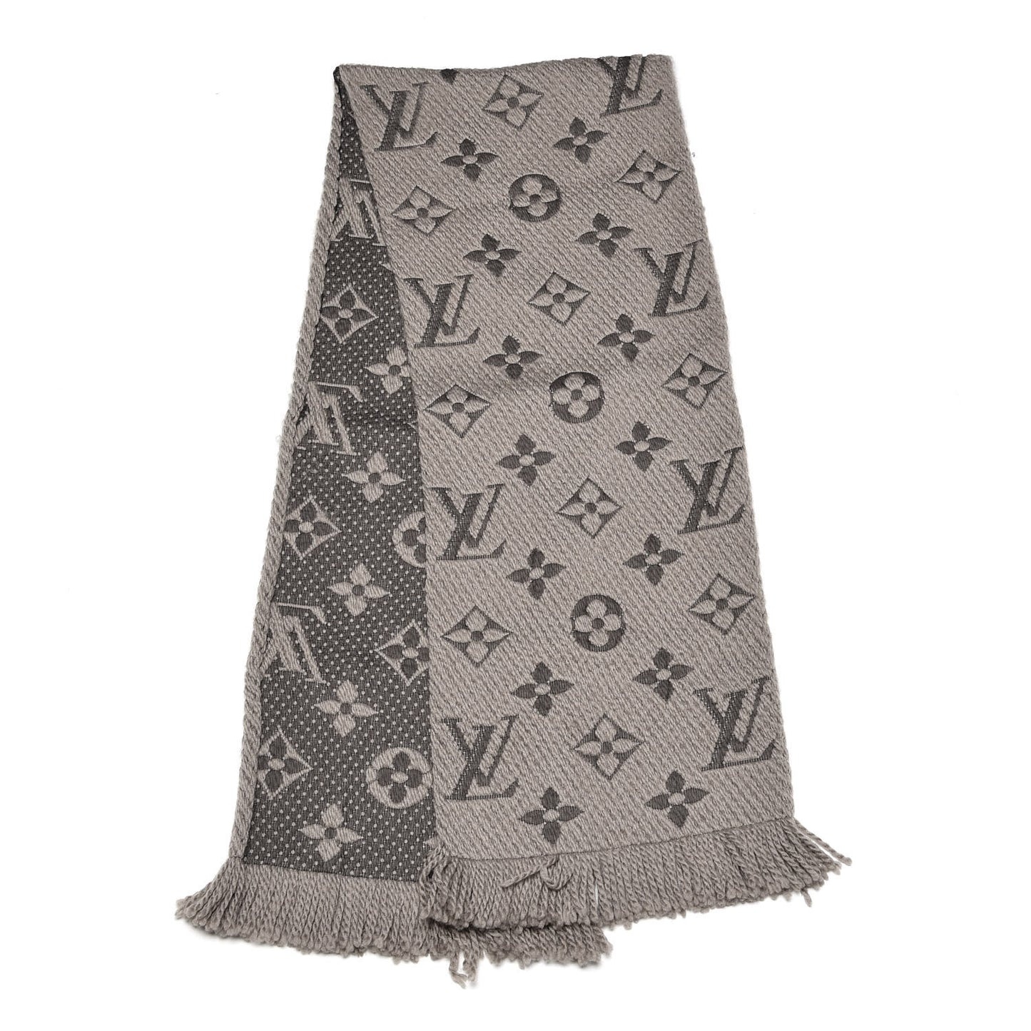 Wool Silk Logomania Scarf Verone