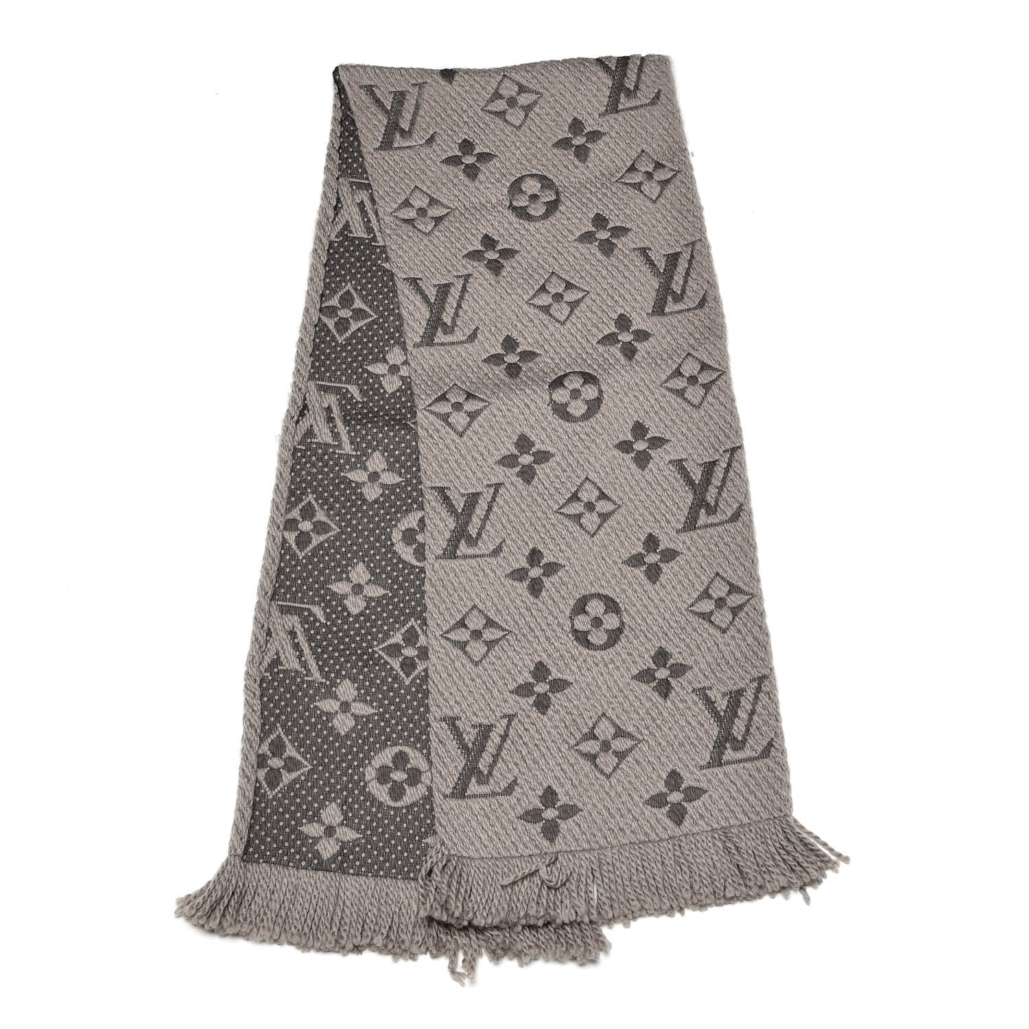 Louis Vuitton Wool Silk Logomania Scarf Verone 3 of 4