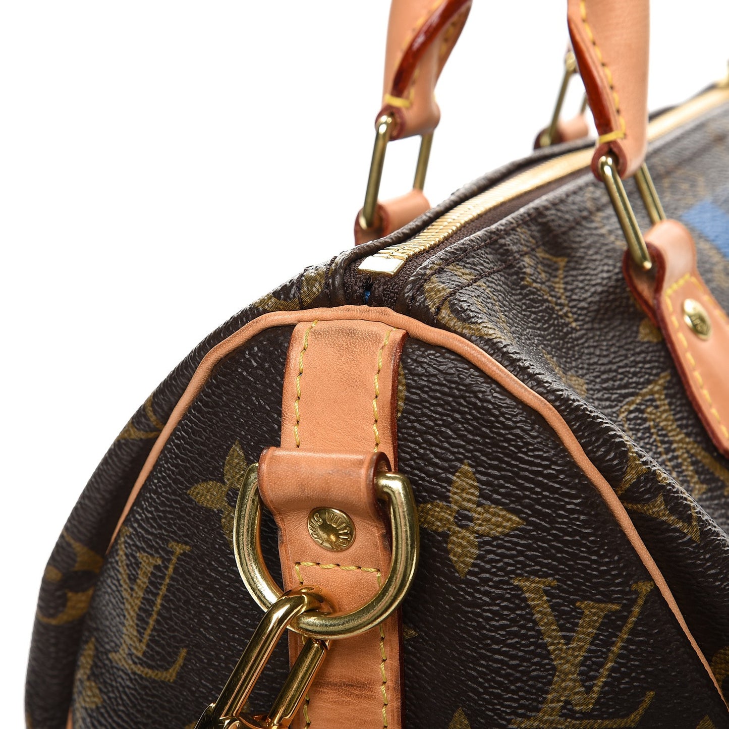 Monogram My LV Heritage Speedy Bandouliere 25 Blue Marine de France