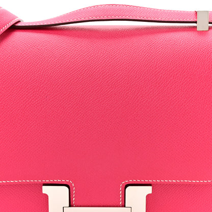 Hermes Epsom Constance 24 Rose Tyrien 9 of 11