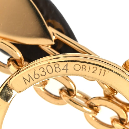 Louis Vuitton Monogram Blooming Flowers Bag Charm Key Holder Brown 5 of 5