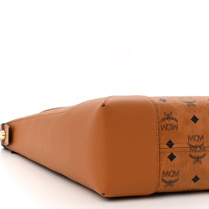 MCM Visetos Large Klara Hobo Cognac 8 of 9