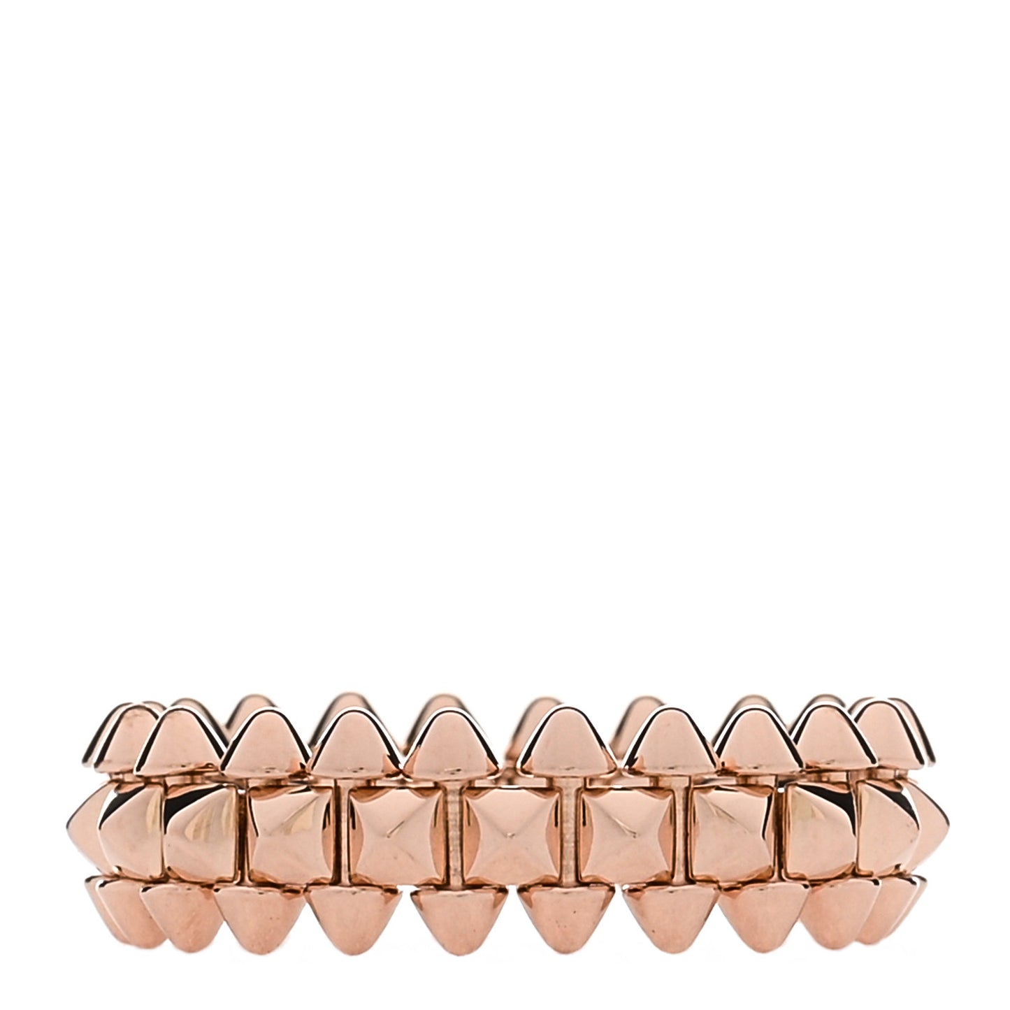 18K Pink Gold SM Clash De Cartier Ring 52 6