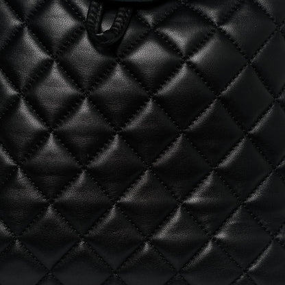 Chanel Lambskin Quilted Large Urban Spirit Backpack Black 8 of 13