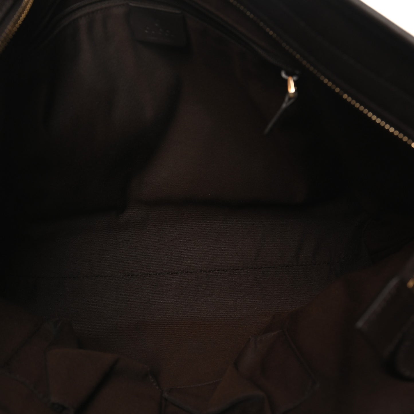 GG Supreme Monogram Medium Joy Tote Dark Brown