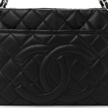 Chanel Caviar Quilted Timeless CC Soft Tote Black 8 of 11