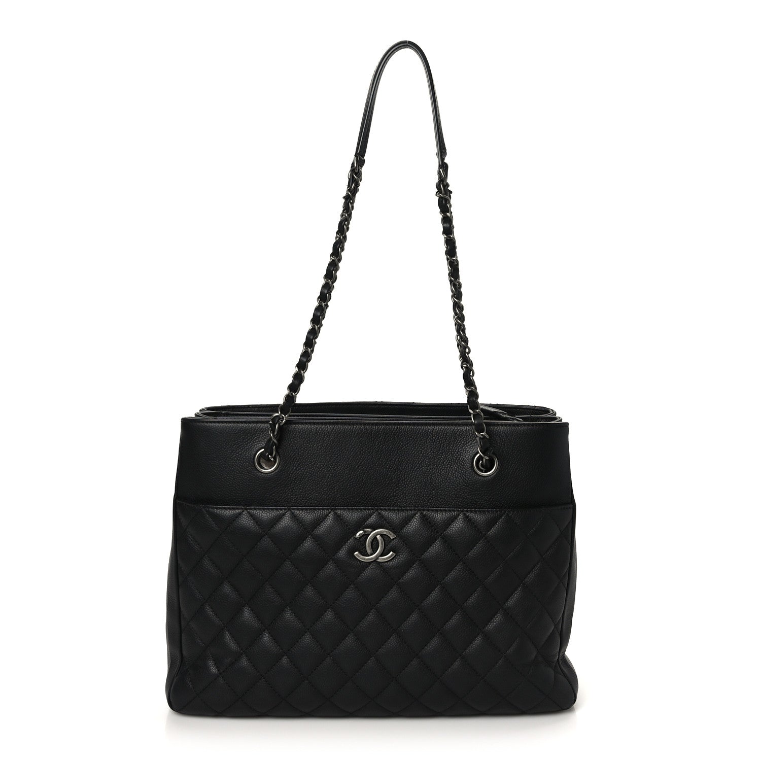 Chanel Caviar Quilted Urban Companion Shopping Tote Black 1 of 10