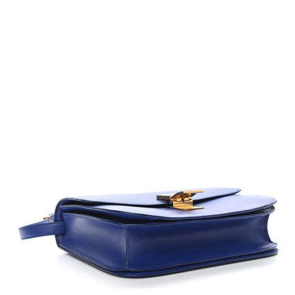Celine Box Calfskin Medium Classic Box Flap Bag Indigo 4 of 12