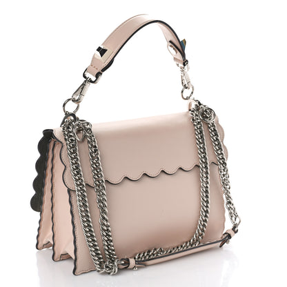 Fendi Vitello Liberty Scalloped Studded Kan I Shoulder Bag Plaster 2 of 10