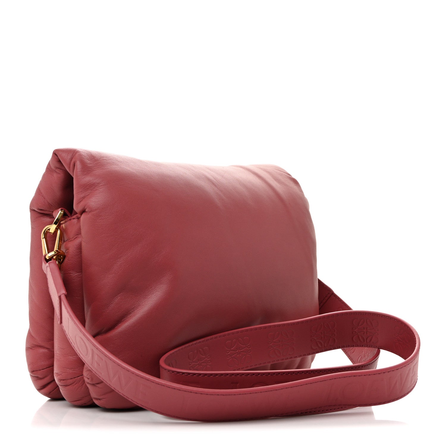 Loewe Lambskin Goya Puffer Bag Plumrose 1776357 – FASHIONPHILE