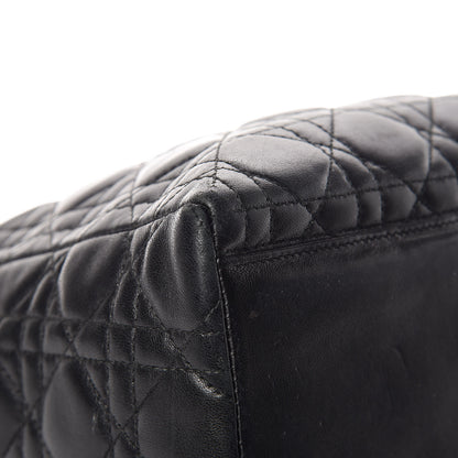 Christian Dior Lambskin Cannage Medium Lady Dior Black 11 of 16
