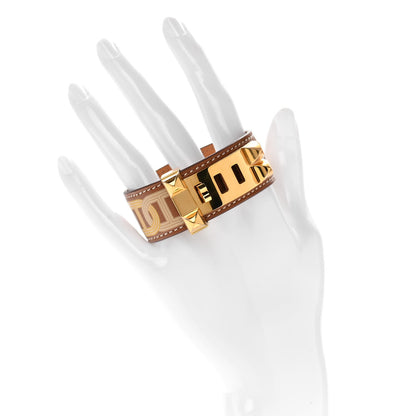 Hermes Swift Collier de Chien CDC 24 Light Circuit Bracelet T2 Gold 2 of 6