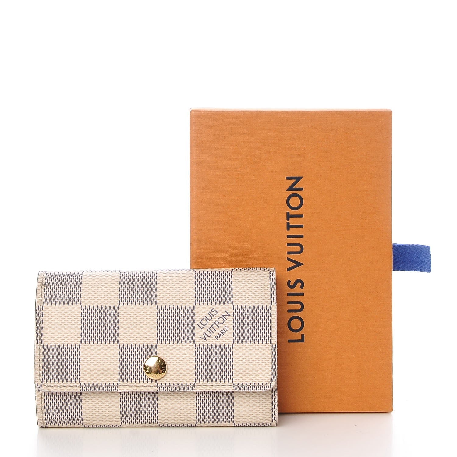 Louis Vuitton Damier Azur Multicles 6 Key Holder 8 of 8