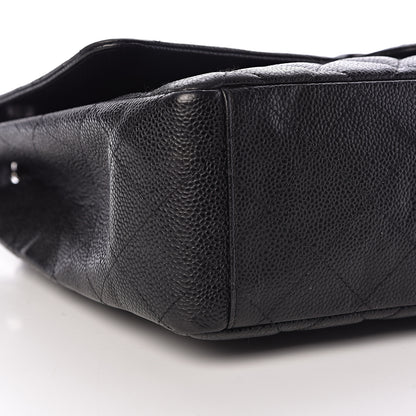 Chanel Caviar Quilted Maxi Single Flap Black 9 of 12