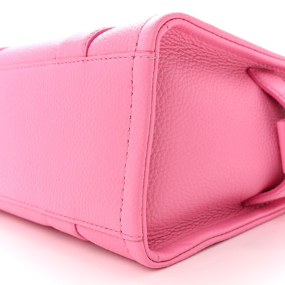 Marc Jacobs Grained Calfskin Small The Tote Bag Petal Pink 10 of 12