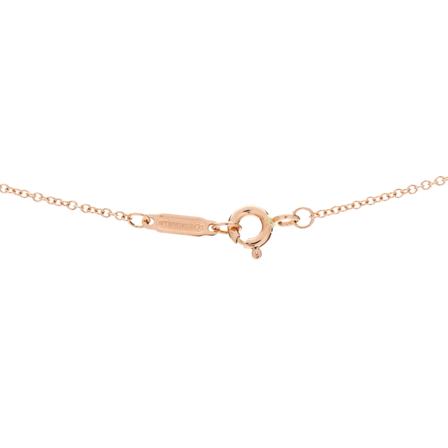 18K Rose Gold Mini Key Pendant Necklace