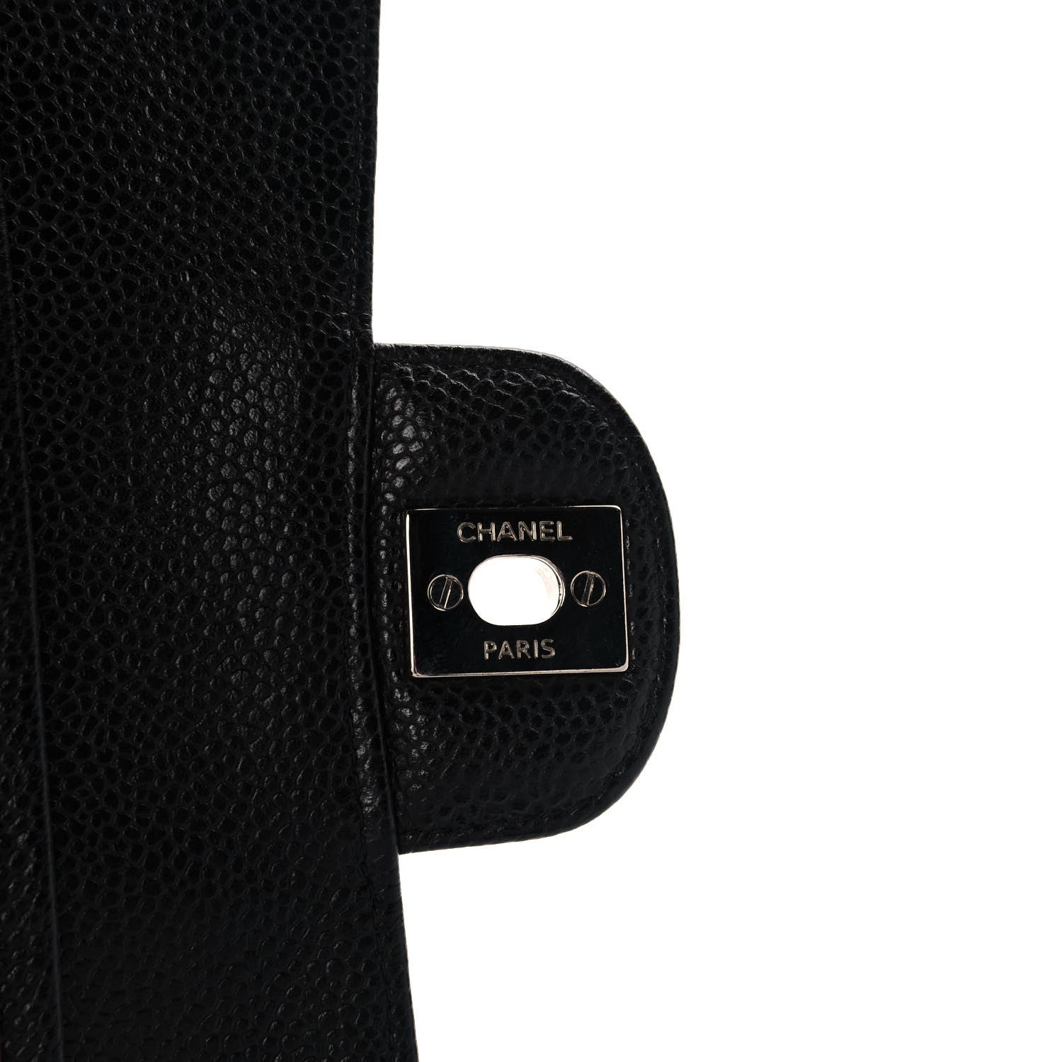 Chanel Caviar Quilted Medium Double Flap Black 9 of 12