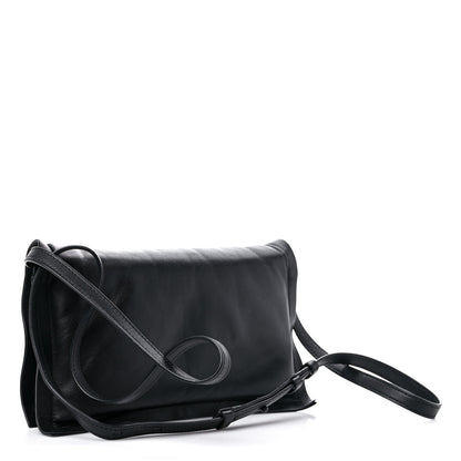 Salvatore Ferragamo Calfskin Mini Viva Bow Shoulder Bag Black 2 of 12