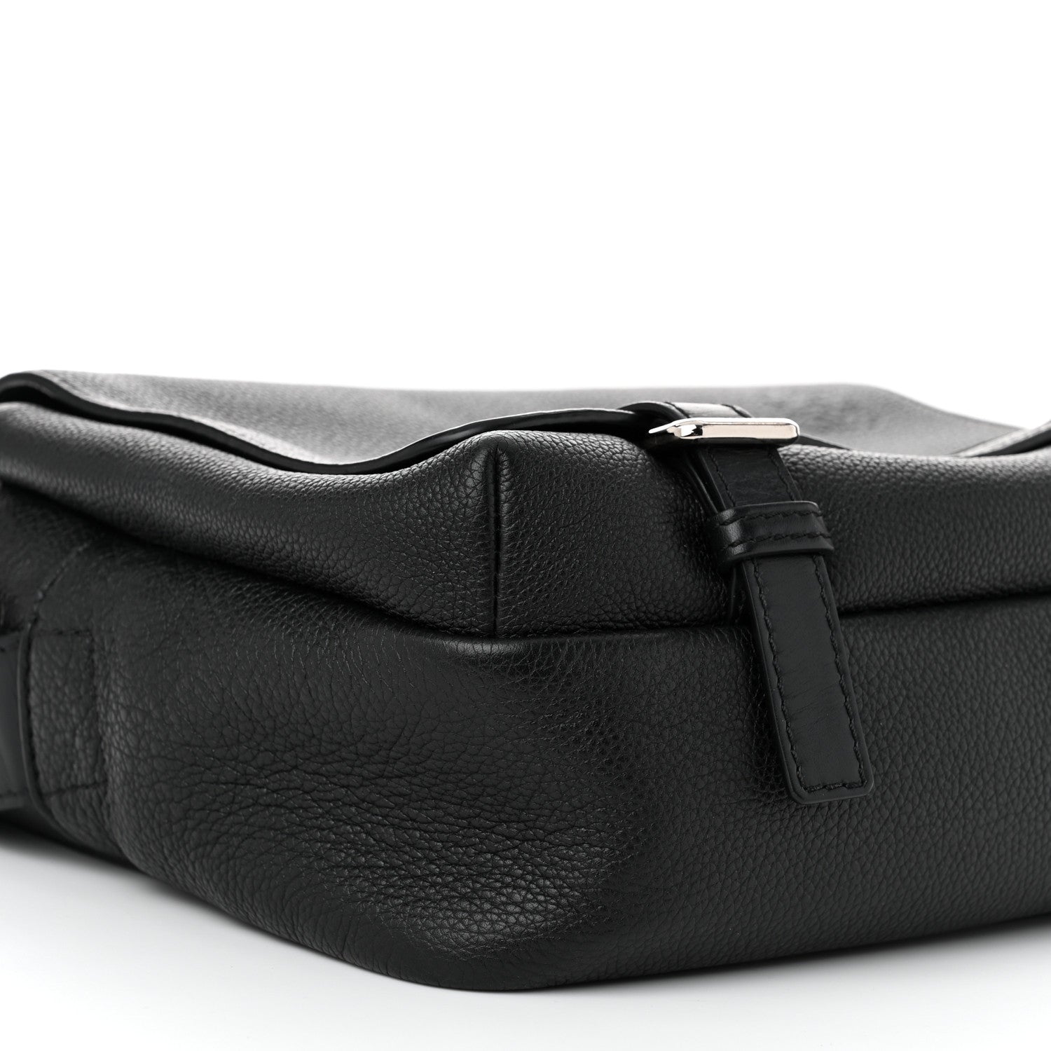 Loewe Soft Grained Calfskin Military Messenger Bag Black 8 of 11