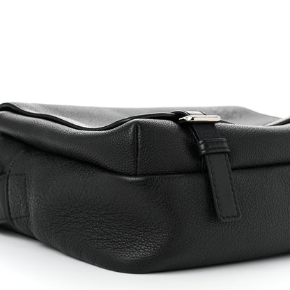 Loewe Soft Grained Calfskin Military Messenger Bag Black 8 of 11