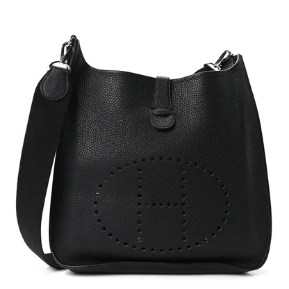 Hermes Taurillon Clemence Evelyne GM Black 1 of 10