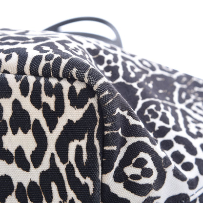 Givenchy Canvas Jaguar Print Large Antigona Tote Black White 8 of 12