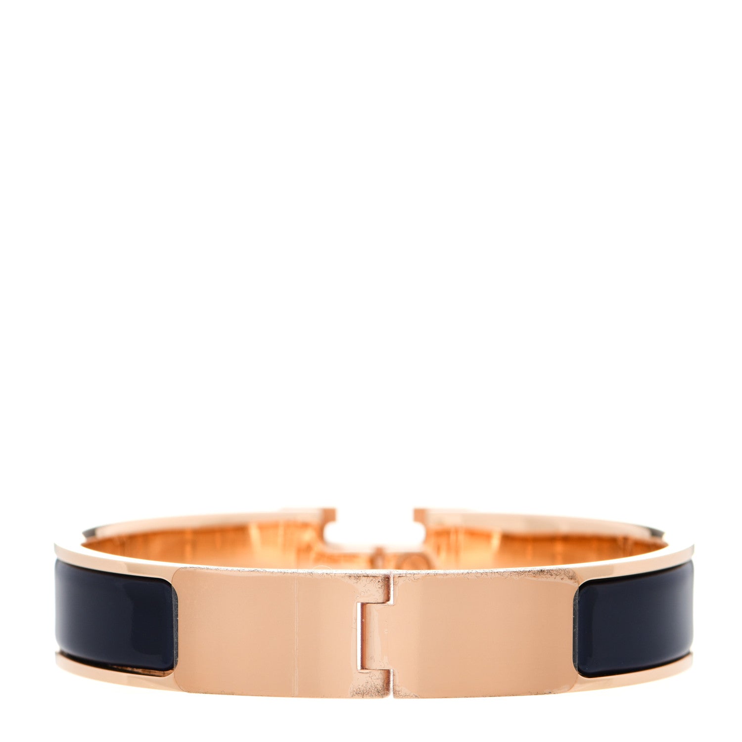 Hermes Enamel Narrow Clic Clac H Bracelet PM Black 3 of 5