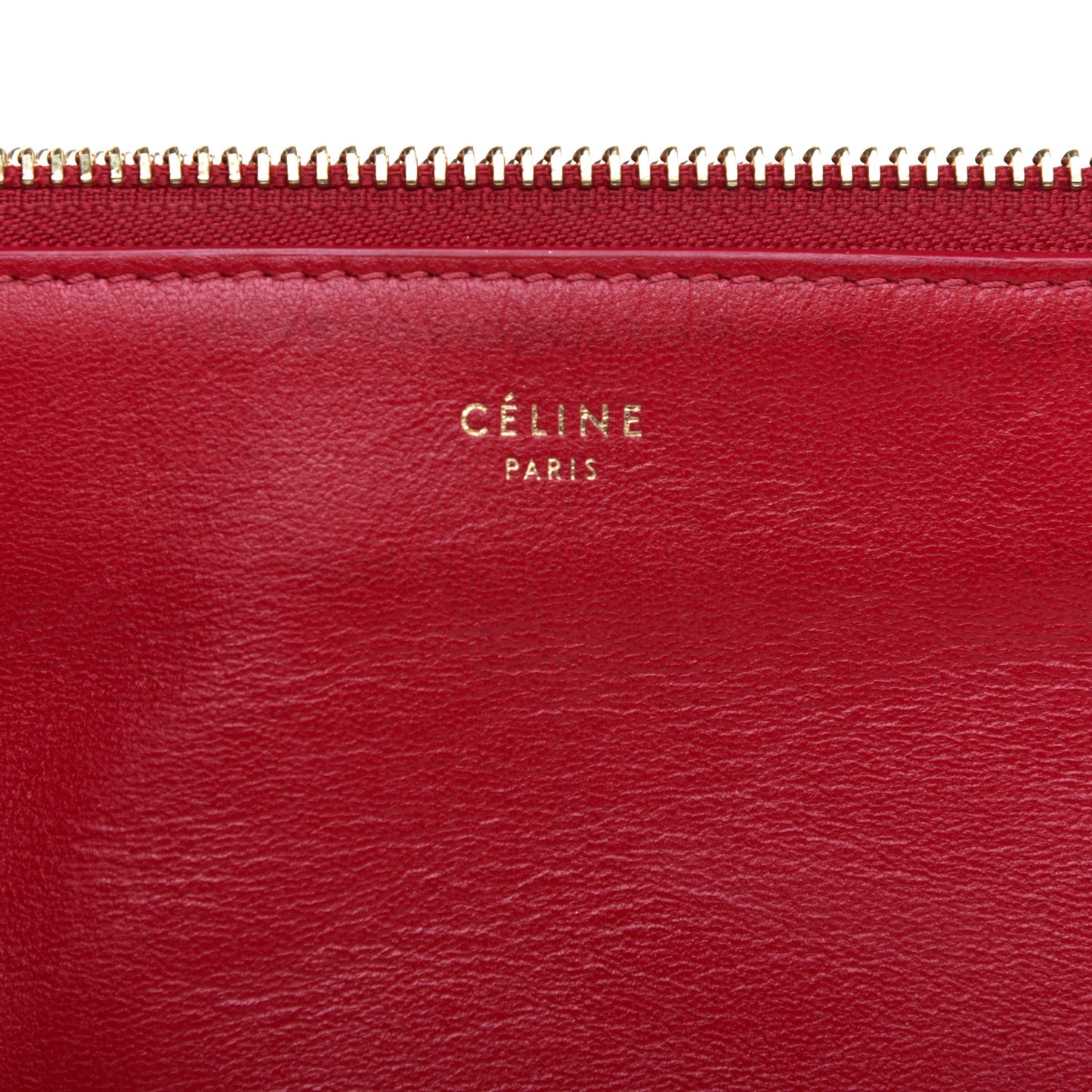 Lambskin Large Trio Crossbody Bag Red