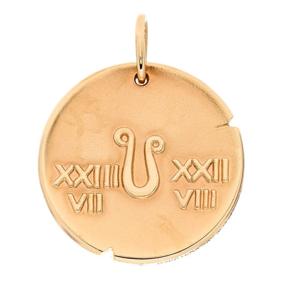 Van Cleef & Arpels 18K Yellow Gold Zodiac Leo Pendant 2 of 5