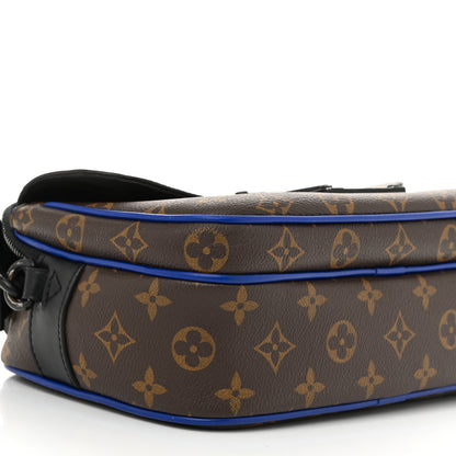 Louis Vuitton Monogram Macassar S Lock Messenger Blue 8 of 10
