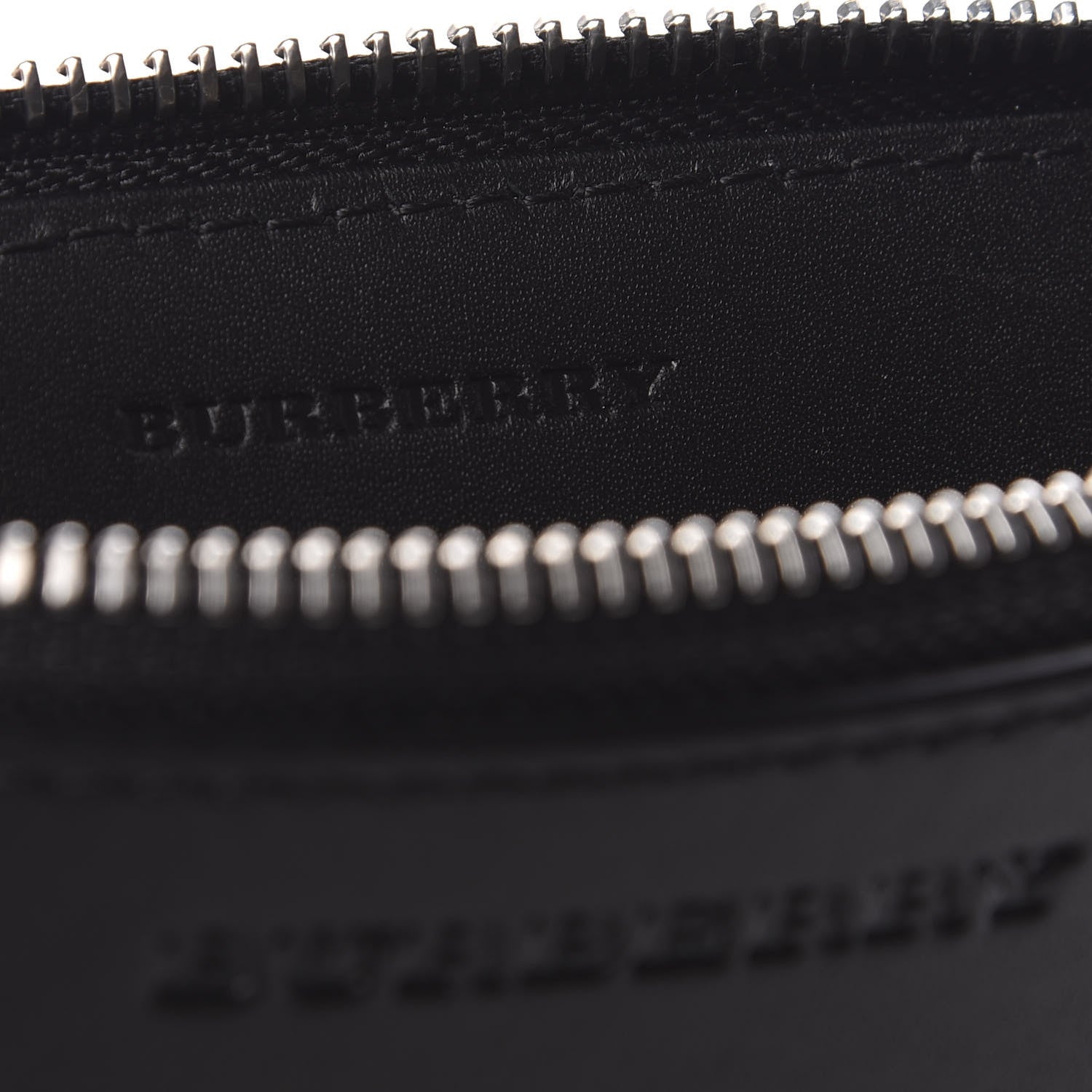 Burberry House Check Derby Peyton Crossbody Clutch Bag Black 6 of 6