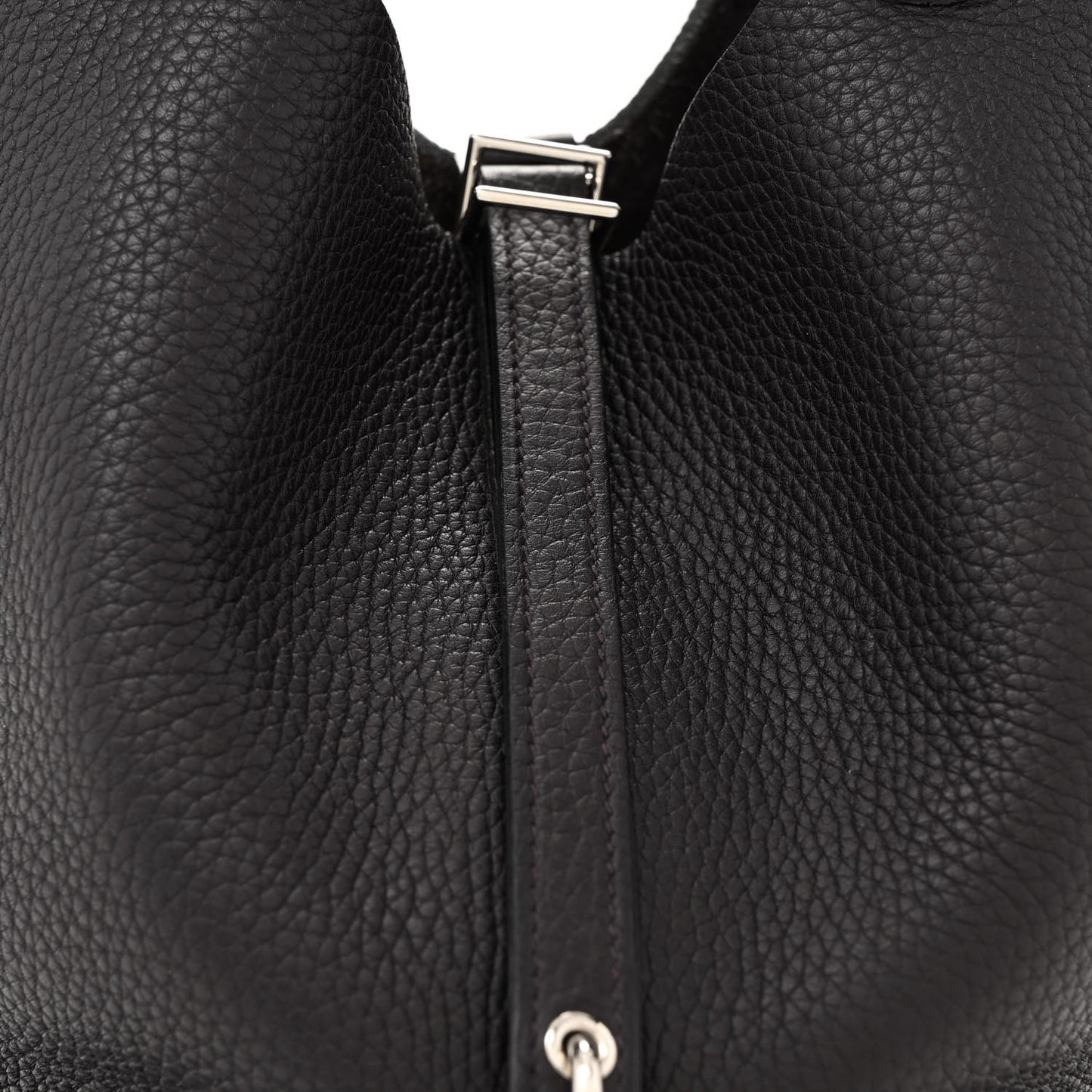 Taurillon Clemence Picotin Lock 18 PM Raisin